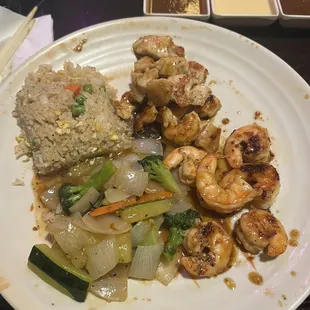 Hibachi Shrimp &amp; Chicken