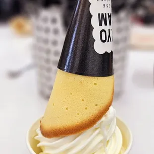 Hokkaido Milk served in a cup for a toddler