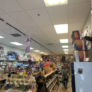 View of the store. Small space but stocked!