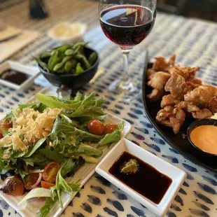 Spicy Garlic Edamame