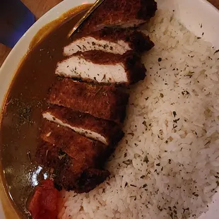 Chicken katsu curry extra spicy