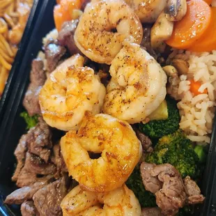 Steak and Shrimp rice
