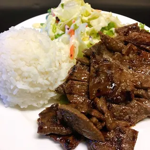 Beef teriyaki plate