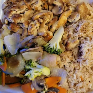 Chicken teriyaki rice