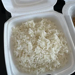 White rice side