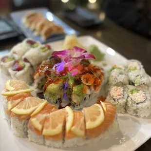sushi, sashimi, food, sushi and sashimi