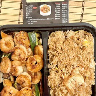 Shrimp Hibachi Dinner DELICIOUS - May 23, 2023