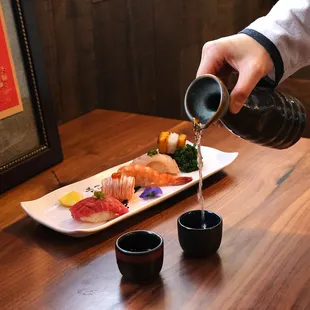 sushi and sashimi, food