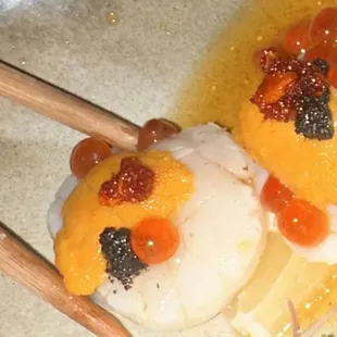 King Scallop with Uni