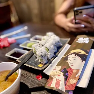 Cali Roll for starters!