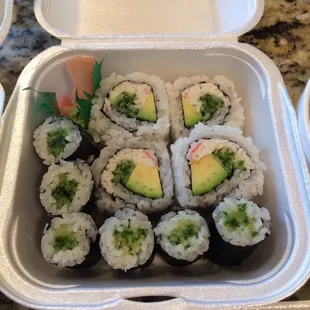 Bento box b sushi