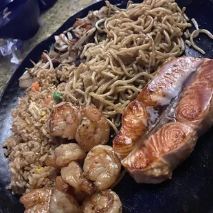Salmon and Shrimp