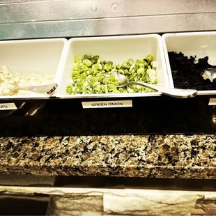 Miso soup bar! What I love this