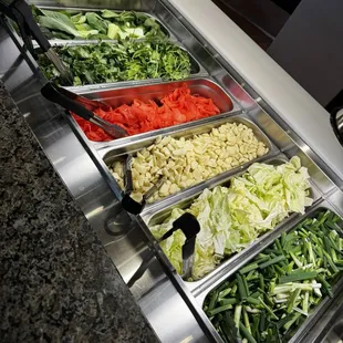 Fresh hibachi veggies
