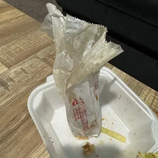 Soggy A7. Pork Egg Roll bag