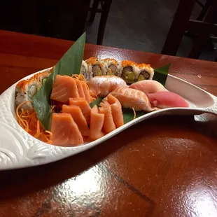 The Sushi and Sashimi Combo A