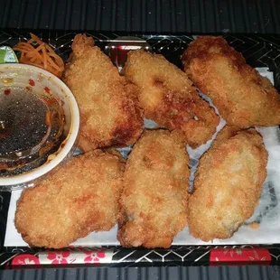 Fried oyster appetizer
