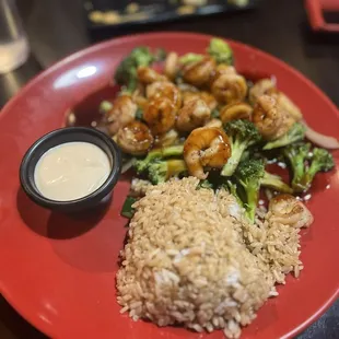 Shrimp teriyaki