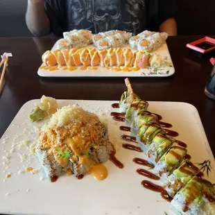 Volcanoes and dragons! Yummy