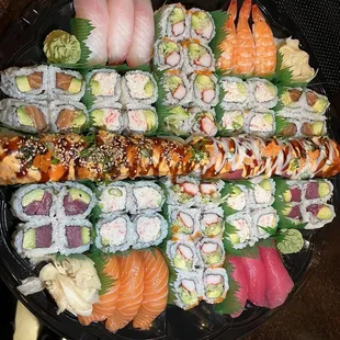 Emperor sushi tray