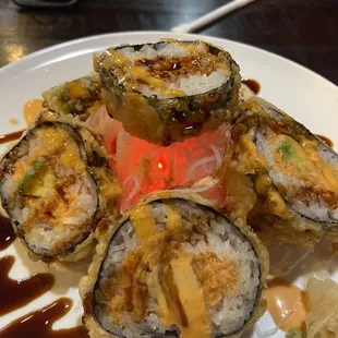 Crispy Salmon roll