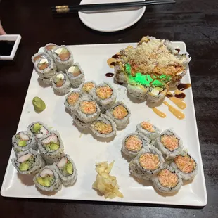 sashimi, sushi and sashimi, food, sushi