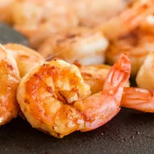 a closeup of shrimp being cooked