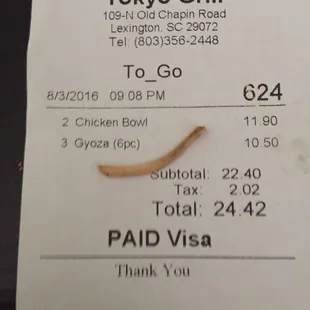 The bone my 6 year old almost choked on