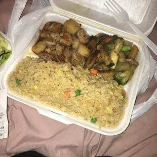 Chicken And Scallop Hibachi Combo