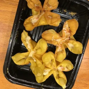 Stale and over cooked.