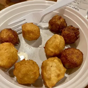 Takoyaki and shumai