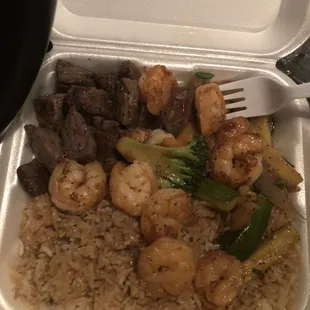 Hibachi Steak and Shrimp*