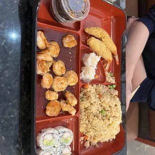 Shrimp Teriyaki bento box