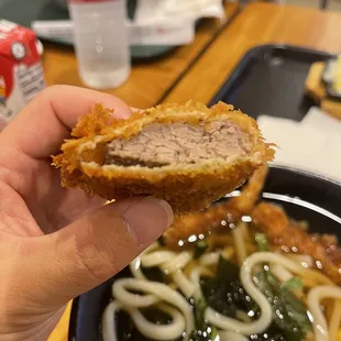 Steak katsu. Overcooked after 30 min wait.