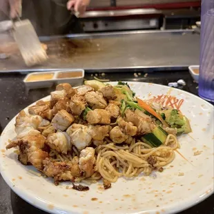 Chicken and Lobster Hibachi