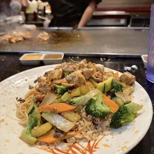 Chicken and Lobster Hibachi