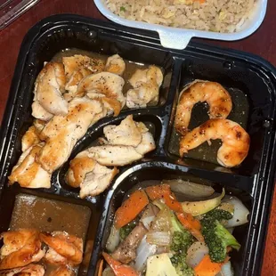 Chicken and Shrimp Combination Dinner