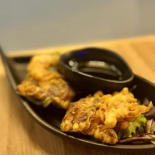Fried soft shell crab