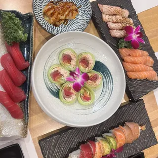 Cucumber Rainbow Roll
