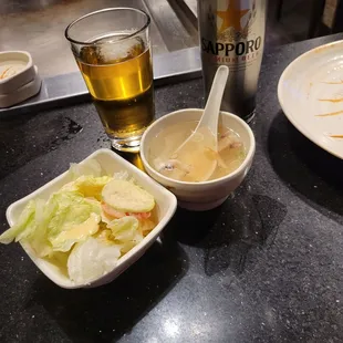 Miso Soup Green Salad