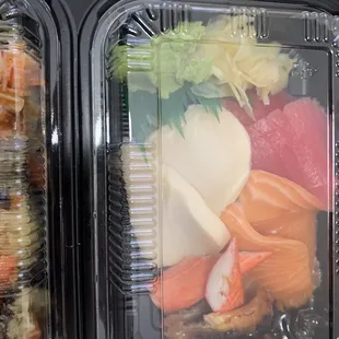 a variety of sushi