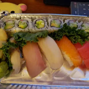 Take out sushi combo $13.xx