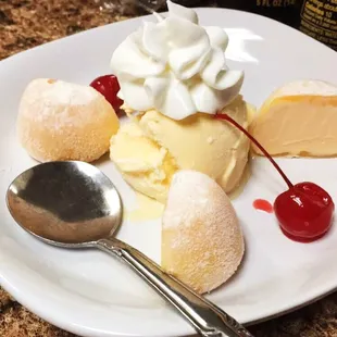 Strawberry Mochi Ice Cream. Don&apos;t let the peach color lead you astray! It&apos;s very much strawberry and very much delicious