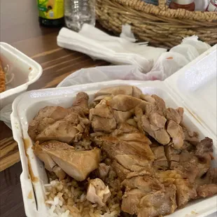 TERIYAKI CHICKEN(LARGE) It's not like before any more it's just plan chicken with sauce.not going back any more. Worst food ever.