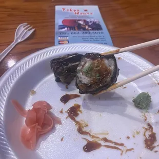 Left of fried 10. L1. California Roll