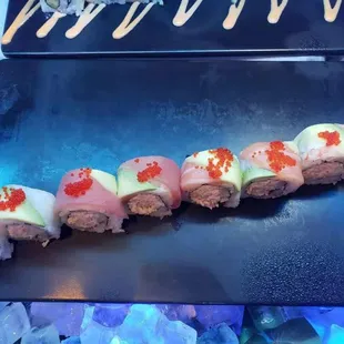 sushi, sashimi, sushi and sashimi, food