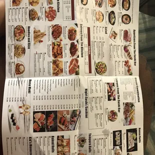 many variants of the food menu make me want to try it one by one