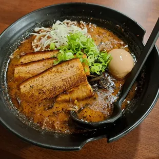 Tonkotsu or Tonkatsu Black Garlic Ramen