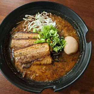 Tonkotsu or Tonkatsu Black Garlic Ramen