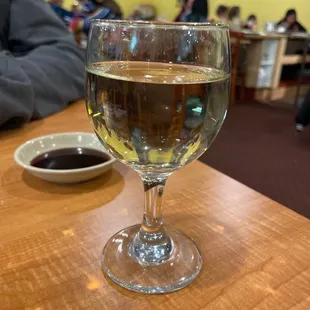 Plum wine. Excited to see how this place is...